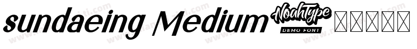 sundaeing Medium字体转换